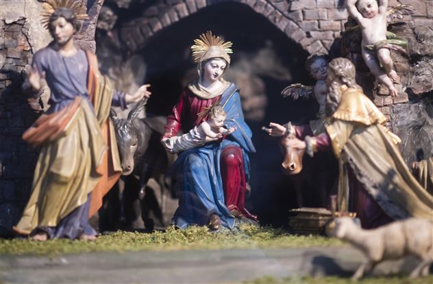 Hl. Familie in der Krippe der Marienbasilika Absam