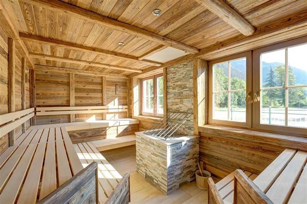 Sauna im Alpenhotel Speckbacherhof Tirol 