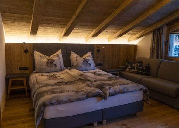 Schlafzimmer Ferienwohnung Tulfes Tirol