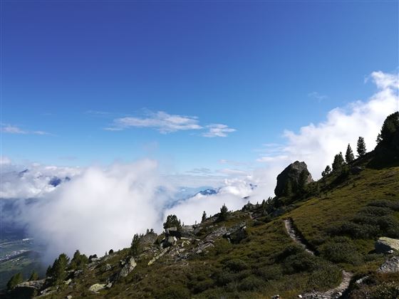 Aufstieg zum Glungezer über den Schartenkogel