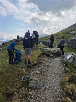 Bergtour zum "Denkmal für Schnee"