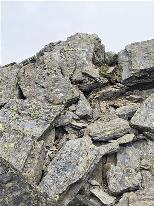 Bergtour zum "Denkmal für Schnee"