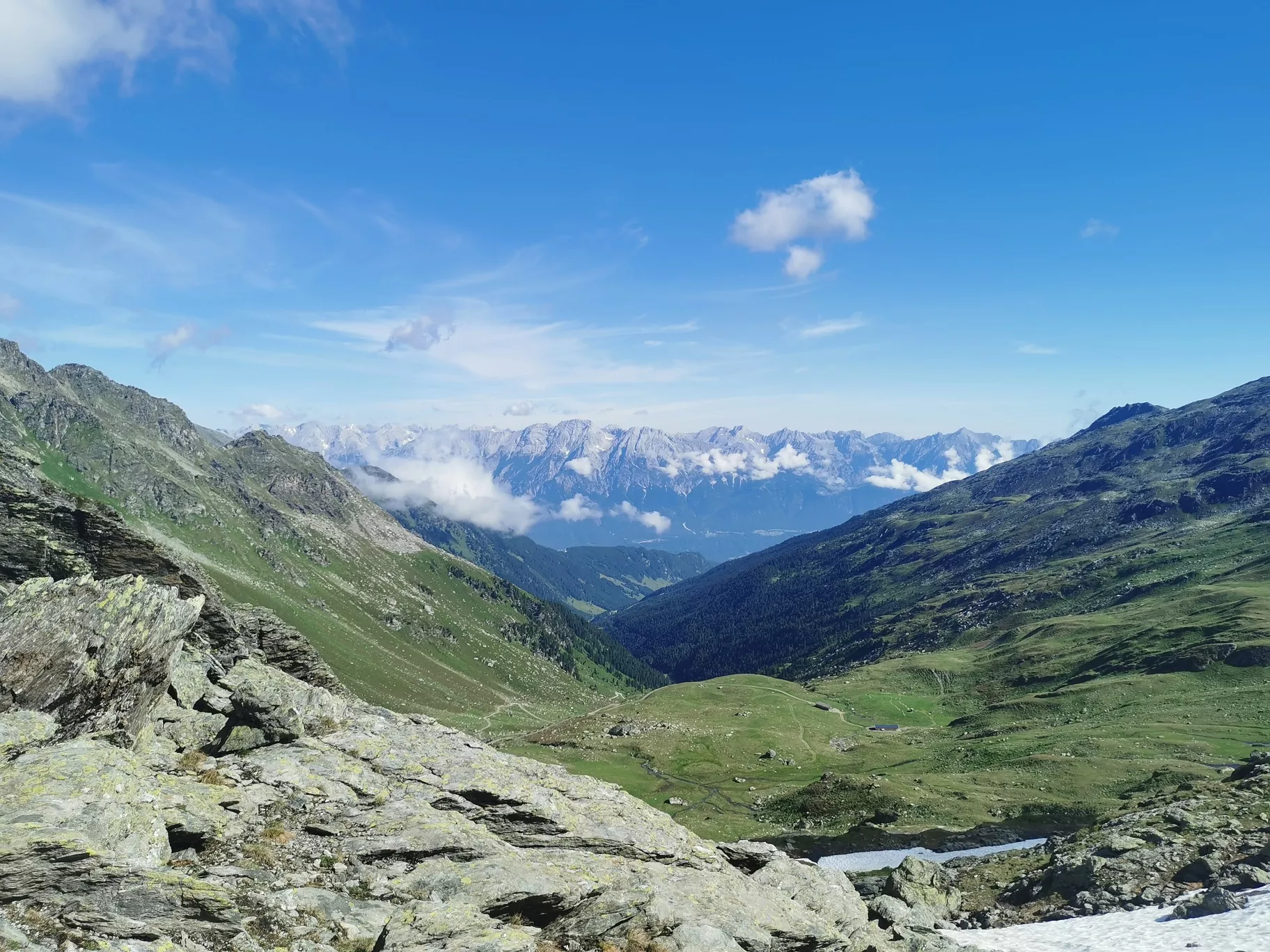 Naviser Jöchl mittelschwere Bergtour in Tulfes, Tirol