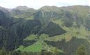 Blick in die grünen Tuxer Alpen