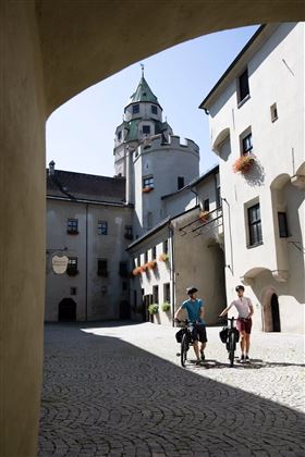 Burg Hasegg/ Museum Münze in Hall in Tirol