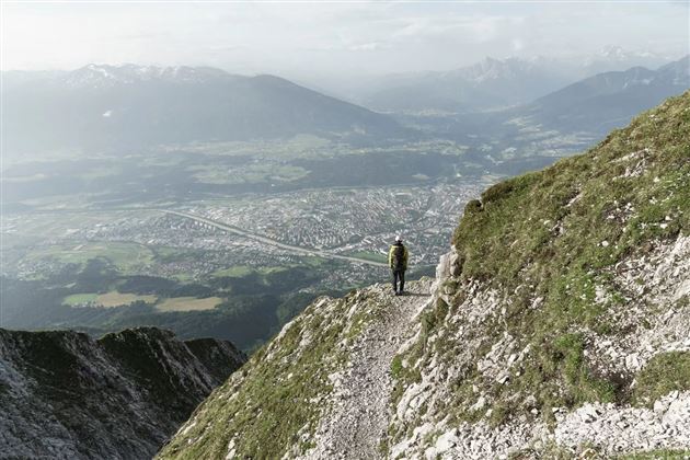 Goetheweg mit Blick auf Innsbruck