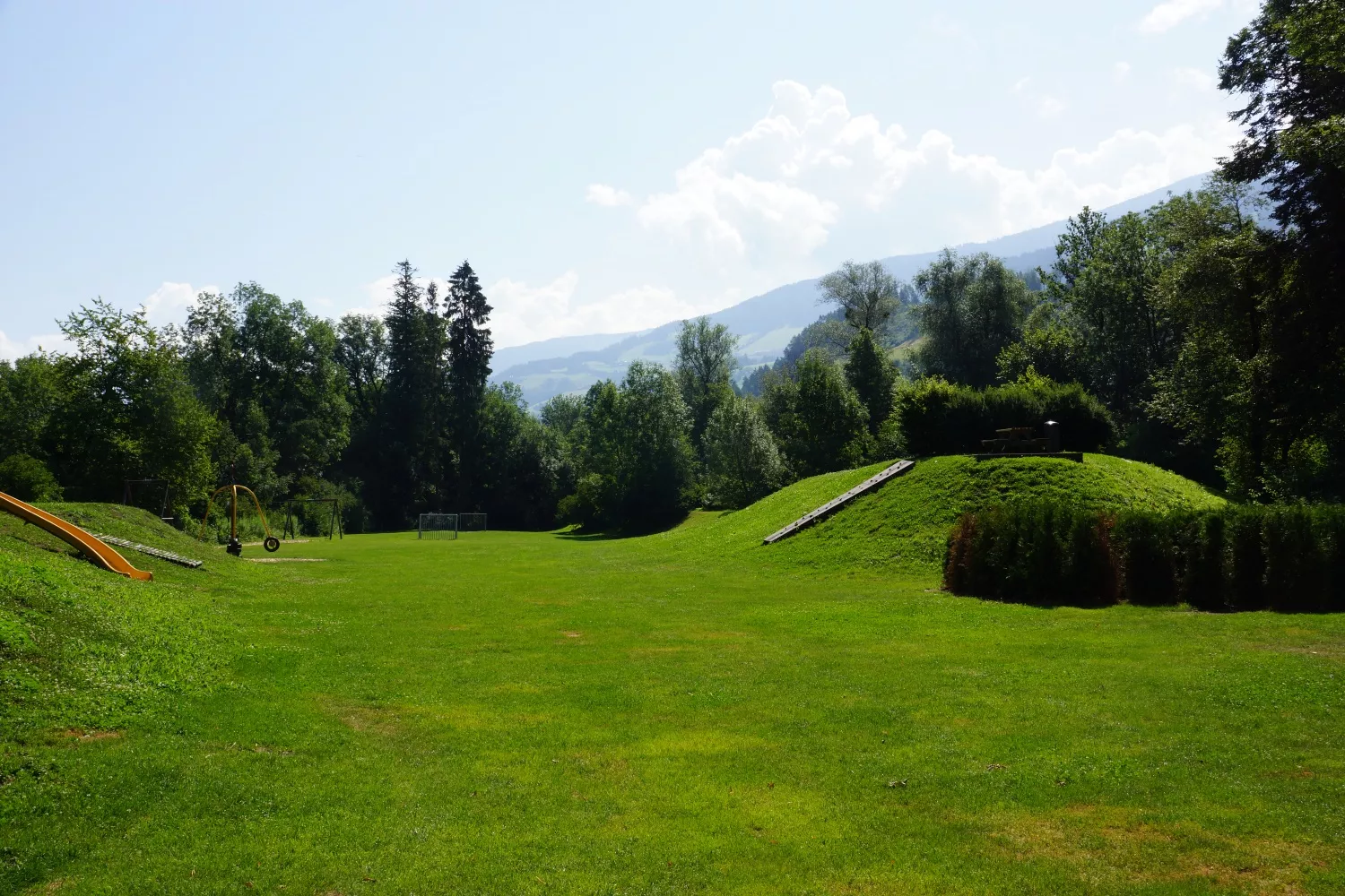 Guggerinselrunde leichte Nordic Walking Runde in Hall Tirol
