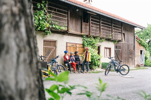 Kulinarische Radtour. Durch die Region