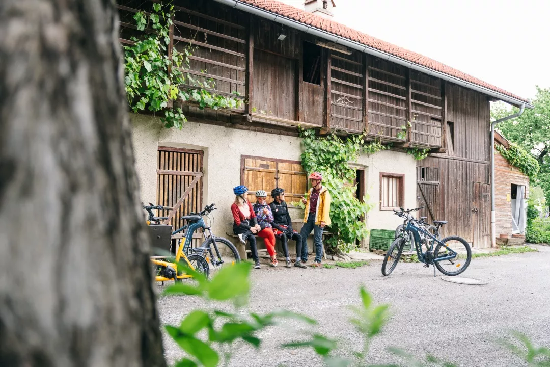 Kulinarische Radtour. Durch die Region