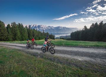 Mountainbiketour von Tulfes zur Rinner Alm
