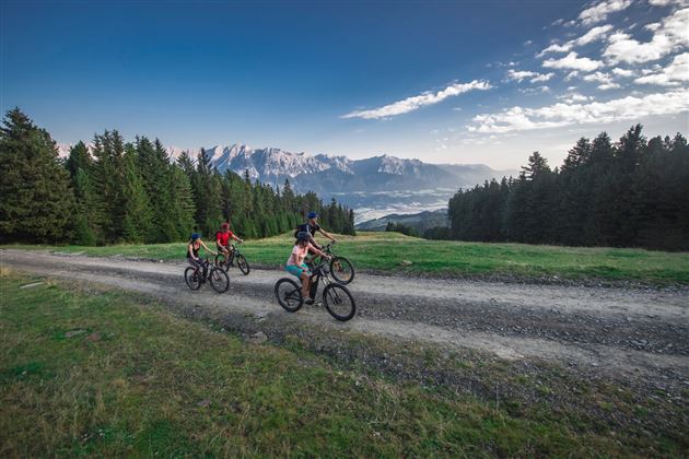 Mountainbiketour von Tulfes zur Rinner Alm