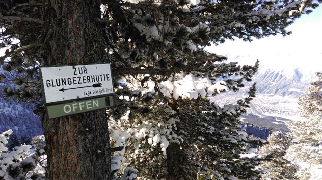 Richtung Glungezerhütte