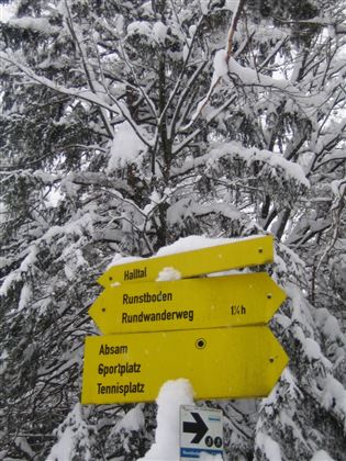 Rodeltour am Runstboden