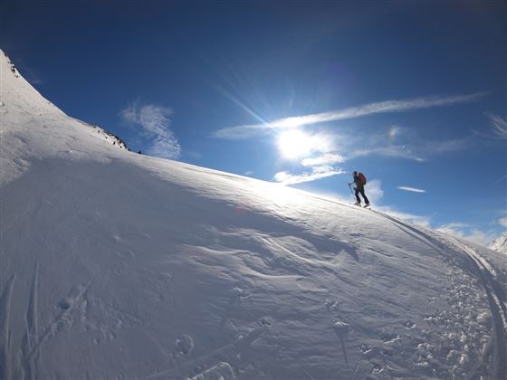 Skitour vom Gasthof Hanneburger auf den 2.725m hohen Hirzer