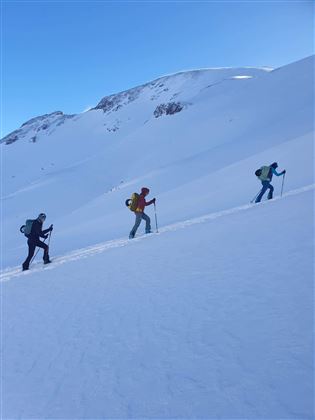 Skitour von der Lizumerhütte auf den Geier
