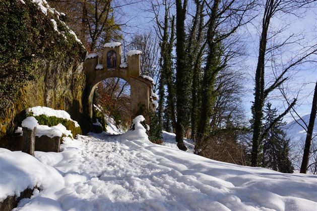 Wintertour zur Thaurer Schlossruine